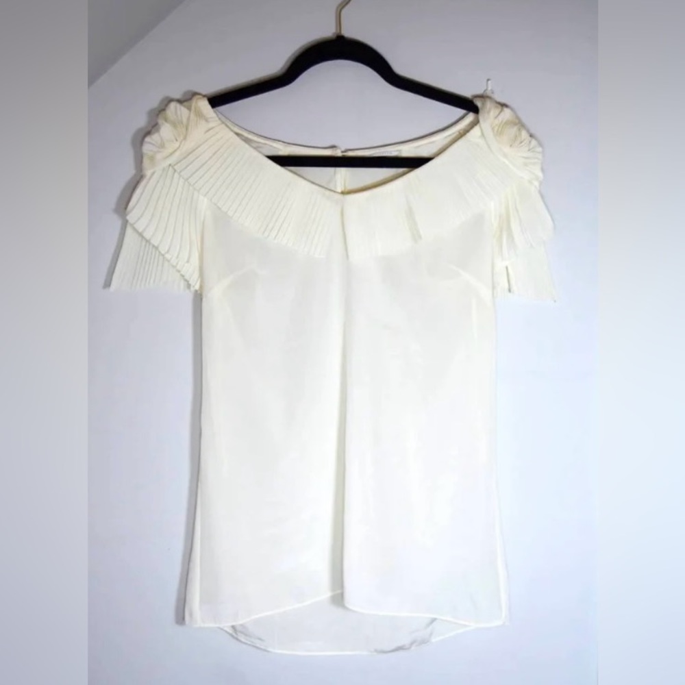 SOLD Stunning Anthropologie Leifsdottir Cream/Off-White Blouse